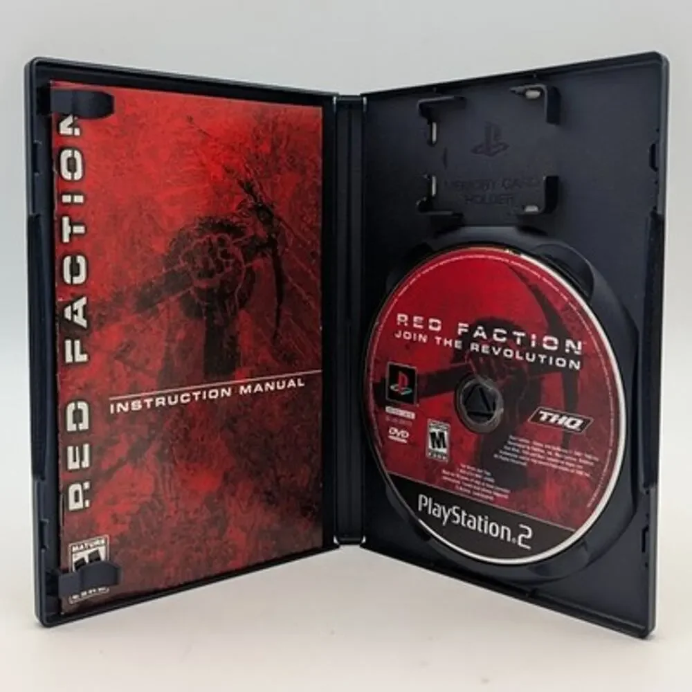 Red Faction Sony PlayStation 2 PS2 CIB Complete Tested THQ Sci-Fi FPS